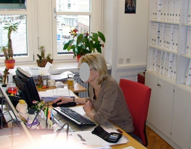 Haltung Computer Arbeitsplatz